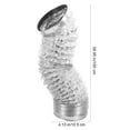 thumbnail image 4 of Tubo de humo para chimenea de estufa, manguera de papel de aluminio Flexible, estufa de calefacción, campana extractora, tubo de escape, 4 of 5