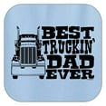 thumbnail image 2 of Dad Shirt For Men Best Truckin' Dad Ever Plus Size Hoodie Sweatshirt 3X-Large Light Blue, 2 of 3