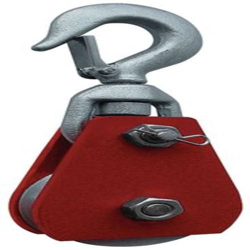 Pulley Block, Synthetic Rope, 3000 lb Cap.