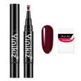 thumbnail image 1 of Fiudx Liquidación de ofertas flash Nuevo lápiz de manicura en gel de esmalte uñas perezoso fácil de usar con brillo brillante para diseño de arte de uñas 18 colores sólidos 5 ml, 1 of 1