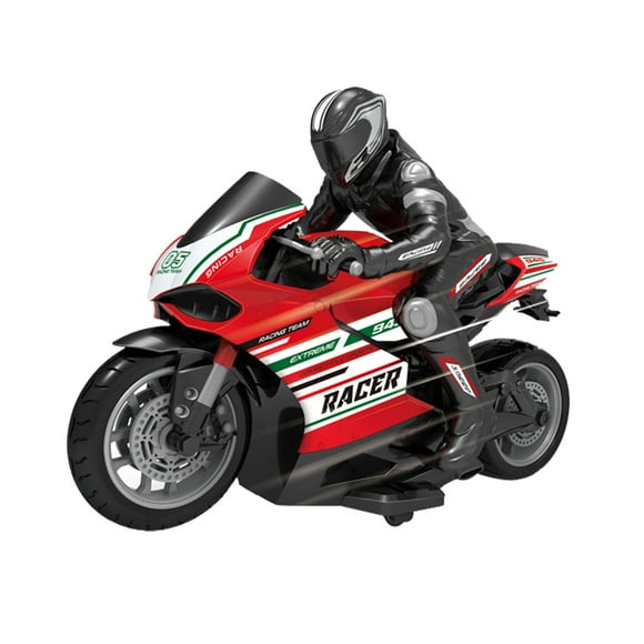 Moto Télécommandée Rouge 2,4 g à Grande Vitesse, Jouet de Moto Cascade Drift pour Enfants, Véhicule Tout-Terrain Rc 8,9 X 3,4 X 6,7 Po