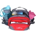 thumbnail image 3 of Hiking Fanny Pack For Women Men Water Bottle Holder Running  Pack Running Belt  Pack  for Outdoor Travel Cycling Climbing Walking for  iPod  Phones Red, 3 of 6