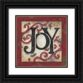 thumbnail image 1 of Lewis, Kim 15x15 Black Ornate Wood Framed with Double Matting Museum Art Print Titled - Joy, 1 of 4