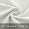 thumbnail image 4 of SMILETIME Velvet Curtains with Rod Pocket, Thermal Insulated Super Soft Privacy Noise Reducing Light-Filtering Velvet Curtains for Living Room Bedroom, 2 Panels, 4 of 6