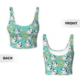 thumbnail image 5 of Lsque Panda Bathing Printed Women'S Sports Bra, Compression, Moisture Wicking, High-Impact Sports Bra For Women,Supportive sports bra-Small, 5 of 9