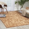 thumbnail image 2 of Nourison  Nepal Area Rug Brown 5' 3" x 7' 5" Wool,Silk,Synthetic 6' x 9' Indoor Living Room,Bedroom,Dining Room Red Rectangle, 2 of 5