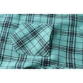 thumbnail image 4 of Boys Button Down Short Sleeve Shirts Toddler Buffalo Plaid Shirt with Pocket School Uniform Dress Shirt, 4 of 9