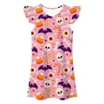 thumbnail image 3 of WOYY Girls Halloween Nightgowns Loungewear Soft Flutter Sleeves Nightdress, Sizes 3-10, 3 of 3