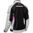 thumbnail image 2 of Castle Pulse 2 Womens Textile Motorcycle Jacket Silver/Black/Pink Glo XL, 2 of 2