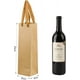 thumbnail image 2 of 10 bolsas de papel kraft para regalo de botellas de vino, bolsas para botellas, bolsas de papel marrón, bolsas de vino con asas, bolsa de papel kraft para vino, vino, 2 of 5