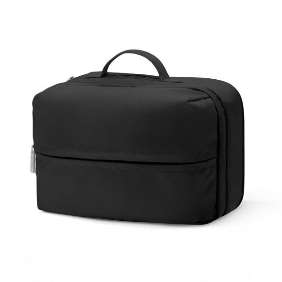 Bolsa organizadora portátil MEXS para cosméticos, color negro