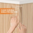 thumbnail image 4 of Door Protector from Dog Scratching, Window Sill Protector, Clear Sided Shield Protection Barrier Anti Cat, Dog Scratching, Slobbering, and Clawing Furniture, Glass, Car Door, Couch 4in x 16.4ft, 4 of 9