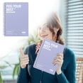 thumbnail image 2 of Ngheia Minimalist Light Purple Notebok, 120 Page Lined Diary for Worker Appreciation & Colleague Journal 3Pcs Subject Noteboks Soft Spiral Lined Notebok, 2 of 6