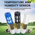 thumbnail image 2 of SHT40 SHT30 SHT20 SHTC3 Temperature Humidity Sensor Module Probe Cable Waterproof Digital Capacitance Sensors 1M I2C Output, 2 of 5