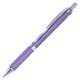 thumbnail image 2 of Bolígrafos de gel retráctiles de aleación Pentel EnerGel, punta mediana, tamaño de punta de bolígrafo de 0,7 mm, recargable, retráctil, tinta a base de gel violeta, barril de metal violeta, punta de a, 2 of 2