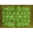 thumbnail image 1 of Ahgly Company Indoor Rectangle Oriental Green Industrial Area Rugs, 6' x 9', 1 of 4