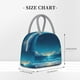 thumbnail image 2 of Disketp Night Sky Beach Scene Bolsa Térmica para Almuerzo, Lonchera con Abertura Amplia y Gran Capacidad, Organizador Reutilizable para Mujeres, Hombres y Adultos, 2 of 6