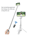thumbnail image 4 of Matsuzay Bluetooth Selfie Stick Teléfono móvil Trípode telescópico extensible Monopod Soporte Controles remotos, 4 of 6