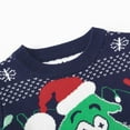 thumbnail image 5 of Bjutir Toddler Boys Girls Christmas Cartoon Warm Knitted Sweater Long Sleeve Tops Knitwear Cardigan Coat Navy Size 2-3 Years, 5 of 6
