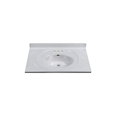 IMPERIAL MARBLE CORP VS3119W 31x19 White Marb Van Top - Walmart.com