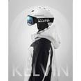 thumbnail image 4 of OutdoorMaster Kelvin Ski Helmet - Adjustable Snowboard Helmet for Men, Women and Teens, White, L, 4 of 10