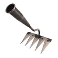 thumbnail image 4 of Almencla Garden Hoe Garden Hand Rake Manganese Steel Sturdy Agricultural Weeding Rake Weeding Tool for Planting Farm Loosening Digging 5 Tines, 4 of 8
