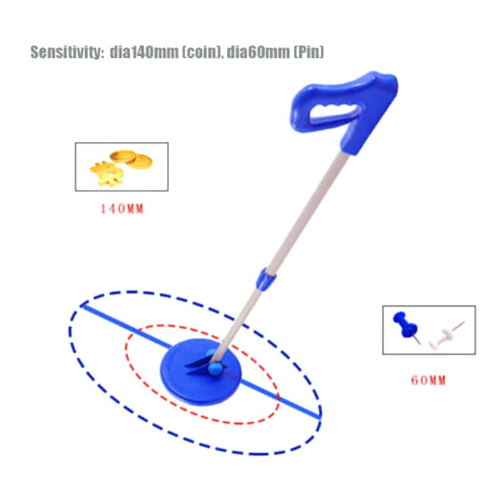 Metal Detector for Children, Underground Metal Detector, Blue Humanized Design Solid Durability for Outdoor