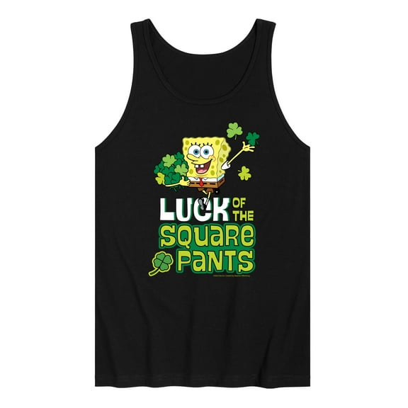 SpongeBob SquarePants - Luck Of The Square Pants - Men's Jersey Tank Top