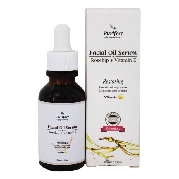 Symphony Beauty Purifect Restoring Facial Oil Serum Rosehip + Vitamin