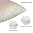thumbnail image 3 of Pofeuu Glitter Light Pearl Print Double-sided plush pillowcase Square Throw Pillow Covers Pillows Cover for Living Room Bedroom Sofa Couch Cushion Cover（No pillow core）-20"x20", 3 of 7