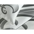 thumbnail image 4 of Ambesonne Medieval Quilted Bedspread Set 3 Pcs, Lily Flower, King Size, White Grey, 4 of 5