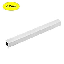 Uxcell 25mm x 25mm x 1mm x 300mm Length 6063 Aluminum Square Tube 2 Pack