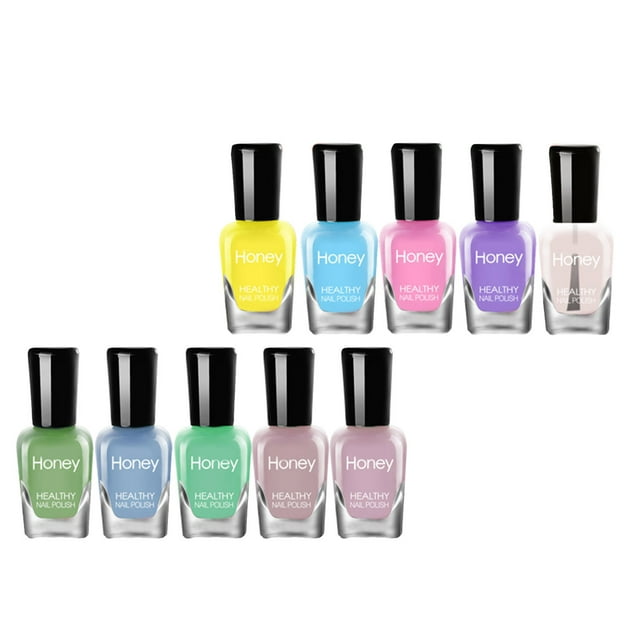 WIFKLSIIPG Nail Polish Set Peel Off Water Based Quick Drying for Beginners 5ml X 10 Bottles