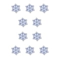 thumbnail image 2 of Bearachild Accesorio de molde de silicona de copo de nieve, accesorios creativos para manualidades, moldes de epoxi de adorno navideño pequeño Tipo 1 10piezas, 2 of 6
