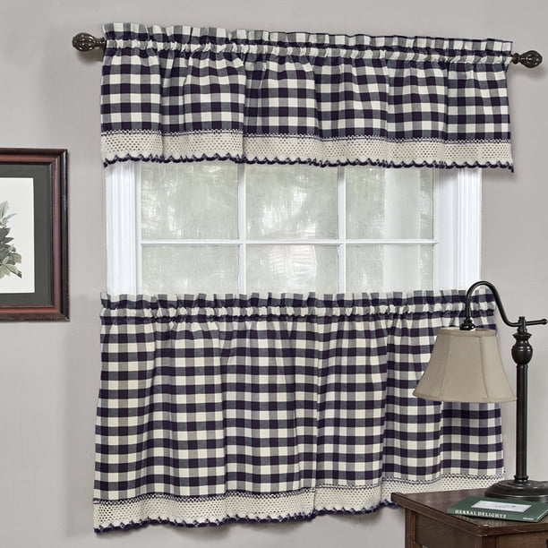 Panel de cortina Sweet Home Collection, 36 cm, nivel azul marino