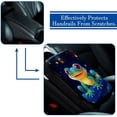 thumbnail image 5 of Frog Car Armrest Cover 12.5x8.2 Inch Soft Comfortable Furry Printed Accessory - Armrest Accessories, 5 of 6