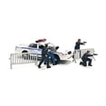 thumbnail image 3 of Diecast Car w/Police Figurine Set - 2021 Chevy Tahoe Police Pursuit Vehicle, Black - Greenlight 30342 - 1/64 scale Diecast Car, 3 of 3