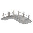 thumbnail image 4 of Miniature wooden arch bridge 1:12 Dollhouse Arch bridge Miniature landscape Ornaments with railings, 4 of 5