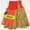Orange, variant on Kinco 1938KW-L Men's Outdoor Hi-Viz Work Gloves, Pigskin Leather, Orange, Large