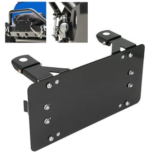 2 x Universal Off Road 4x4 Winch Bow Shackle Mounting Plate Bracket - Black