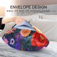 thumbnail image 4 of Yayeee Pillowcase Standard Size Set of 2 Satin Wrinkle Resistant Envelope Pillow Case, Beautiful Floral Pattern, 4 of 8