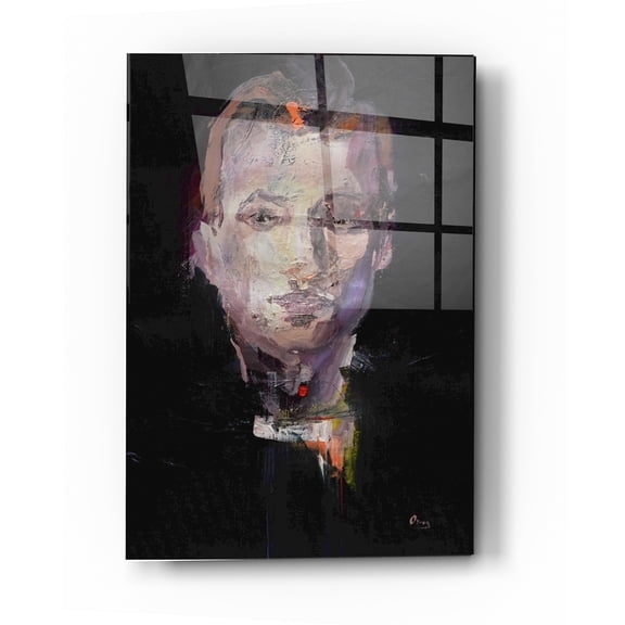 Epic Art 'Portrait 1' by Oscar Alvarez Pardo, Acrylic Glass Wall Art, 24"x36"