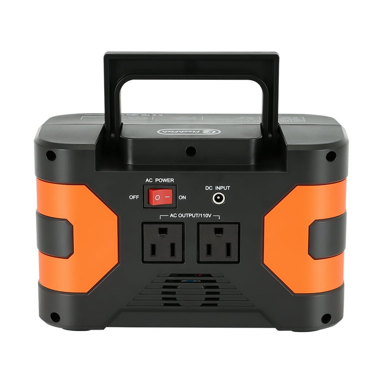 Flashfish Portable Solar Generator, 200W Peak, 166Wh Battery, 2 AC