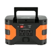Power Station Portable, Flashfish Solar Generator 200W Peak, 45000mAh/166Wh Backup Battery with 2 110V AC Outputs/2 DC Ports/3 USB Ports for Outdoor, Emergency, Home Use