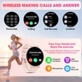 thumbnail image 5 of Smart Watch for Women Men, fits for Android and IPhone Devices, Fitness Tracker/pedometer, 1.38-inch smartwatch Gift, Answer/Make Calls/120 Sports Modes, IP68 Water-Resistant Fitness Watch (Pink), 5 of 5