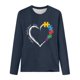 thumbnail image 3 of MHFRRA Camisetas de Manga Larga para Mujer, Camisetas de Otoño, Sudaderas de Senderismo y Viajes, Camisetas Marina de Guerra, 3 of 3