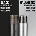 thumbnail image 6 of STZ Industries 1 in. MIP each X 1 in. D MIP Galvanized Steel 7 in. L Nipple, 6 of 8