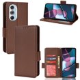 thumbnail image 1 of Motorola Edge 30 Pro Case , PU Leather Flip Cover Card Slots Magnetic Closure Wallet Case for Motorola Edge 30 Pro, 1 of 5