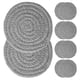 thumbnail image 4 of Posavasos tejidos redondos de algodón para bebidas, posavasos trenzados para tazas, cojín para olla, tapete para mesa, 10 Uds., 4 of 6