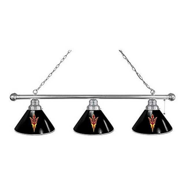 Holland Bar Stool BL3CHArizSt-F Arizona State 3 Shade Billiard Light with Pitchfork Logo